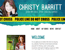 Tablet Screenshot of christybarritt.com